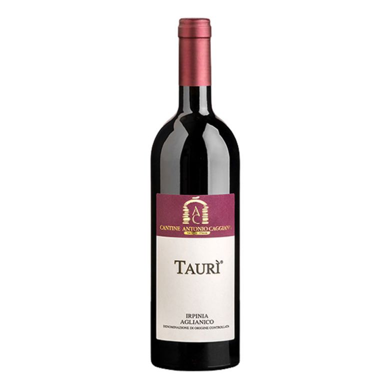 Vino Aglianico Irpinia TAURI' cantina A. Caggiano DOC 75CL