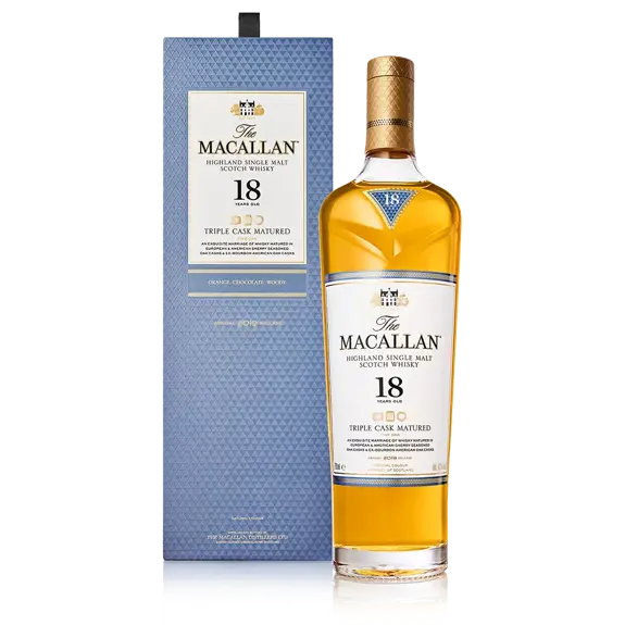 Whisky The Macallan 18 Years Old Triple cask 70cl con astuccio