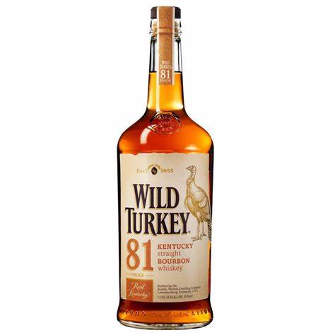 Whisky Wild Turkey 81 Poof Keuntucky Straight Bourbon  70cl