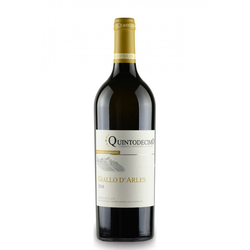 Vino Quintodecimo Giallo D'Arles Greco di Tufo 2022 DOCG 75CL