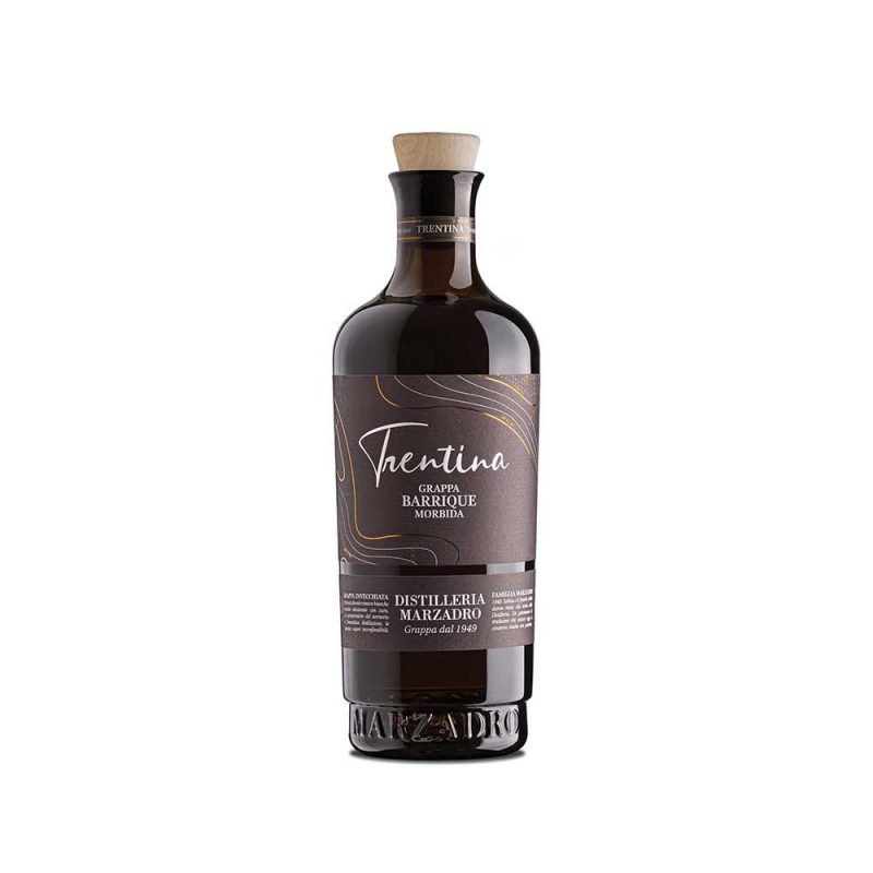 La Trentina Grappa Invecchiata in Barrique Morbida Marzadro 70cl