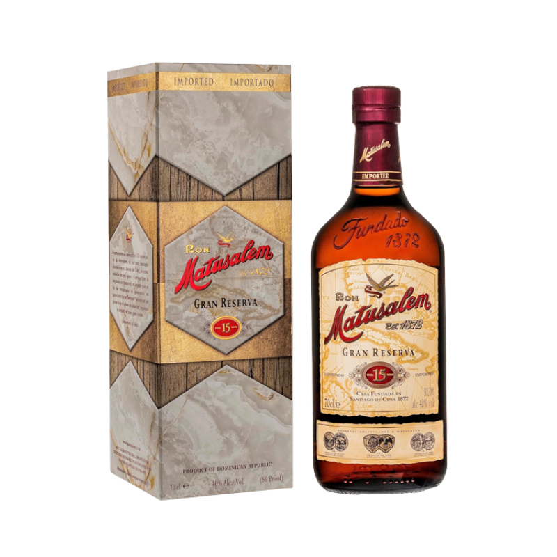 Rum Matusalem Gran Riserva15 anni 70cl con astuccio