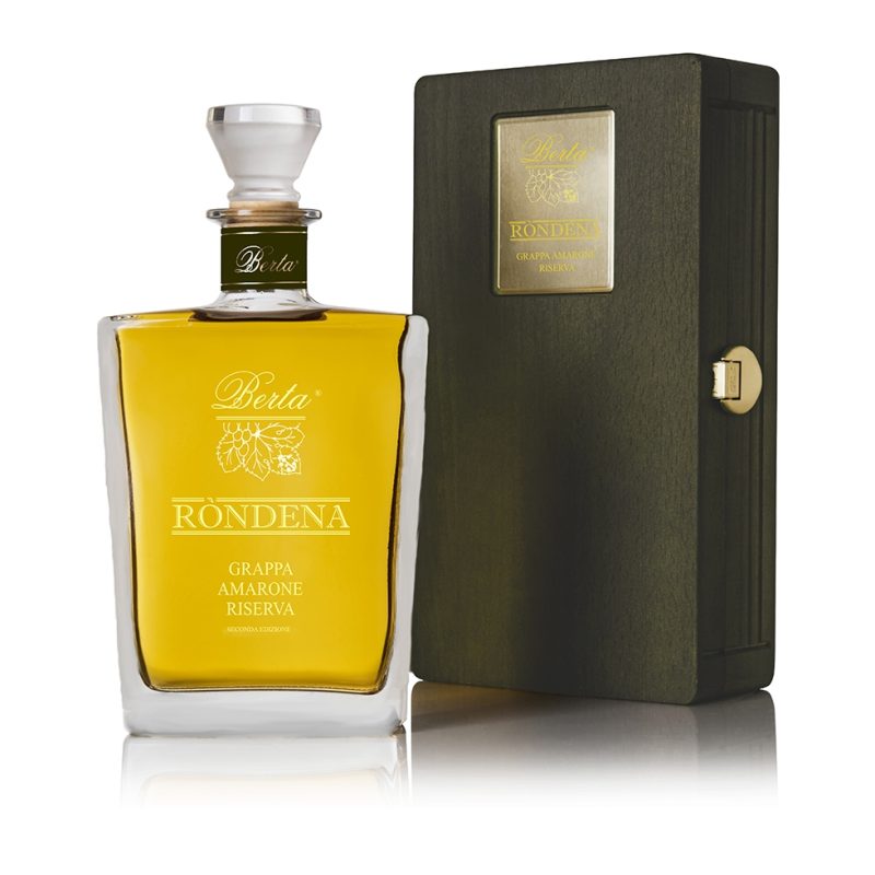 Grappa Berta Ròndena 70cl astuccio il legno
