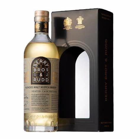 WHISKY PEATED CASK MATURED 70CL BERRY BROS & RUDD