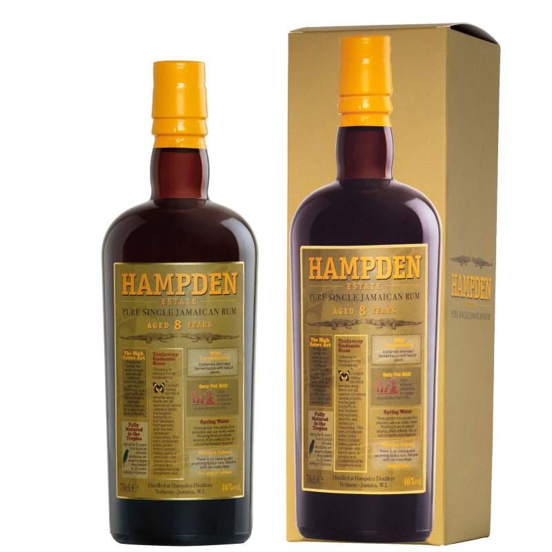 Rum Hampdem Estate Pure Single 8 70cl