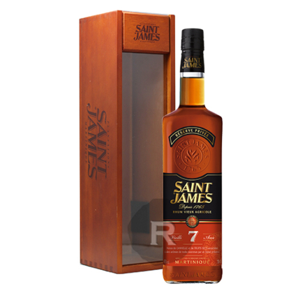 Rum Agricole Saint James 7 Box legno 70cl