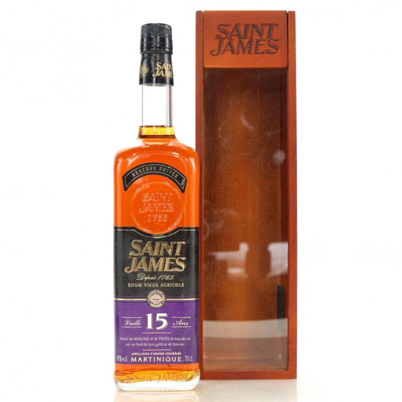 Rum Agricole Saint James 15 box legno 70cl