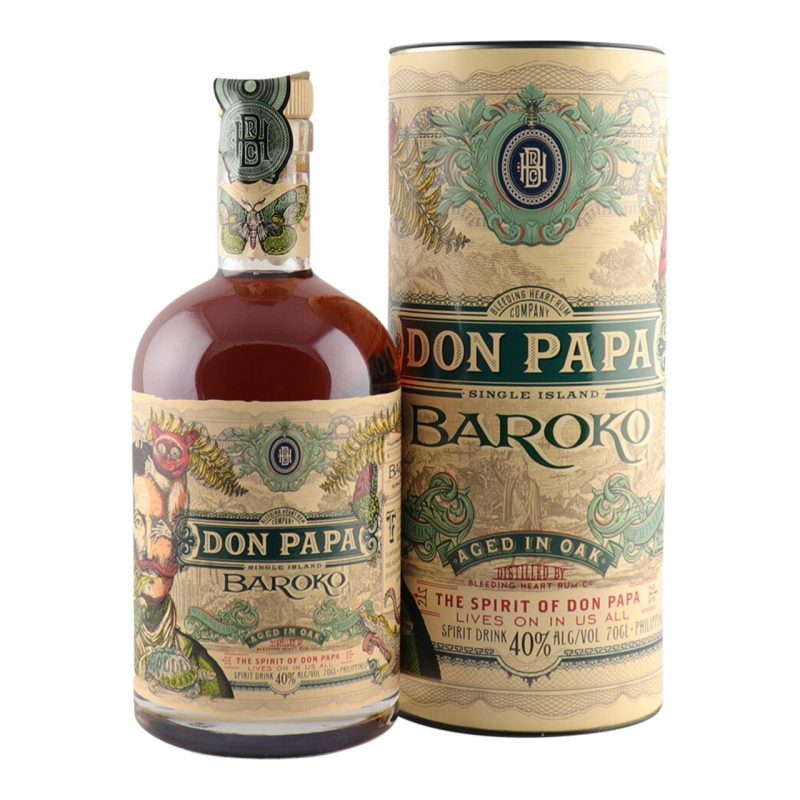 Rum Don Papa Baroko 70cl con astuccio