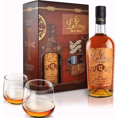 La Cruz 12yo Ron de Panama 70cl Gift Box