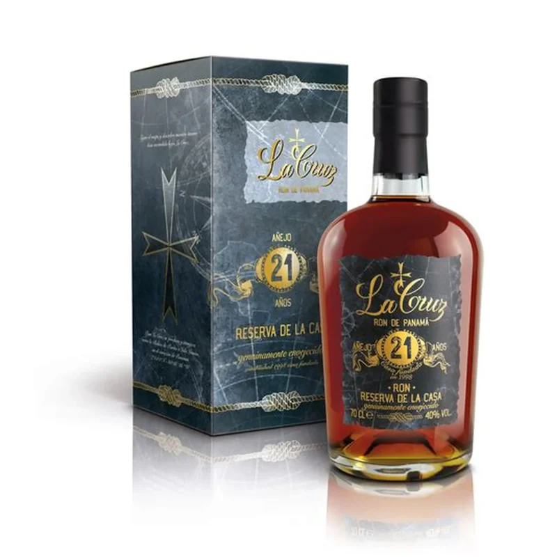 La Cruz 21yo Ron de Panama 70cl Gift Box + bicchieri